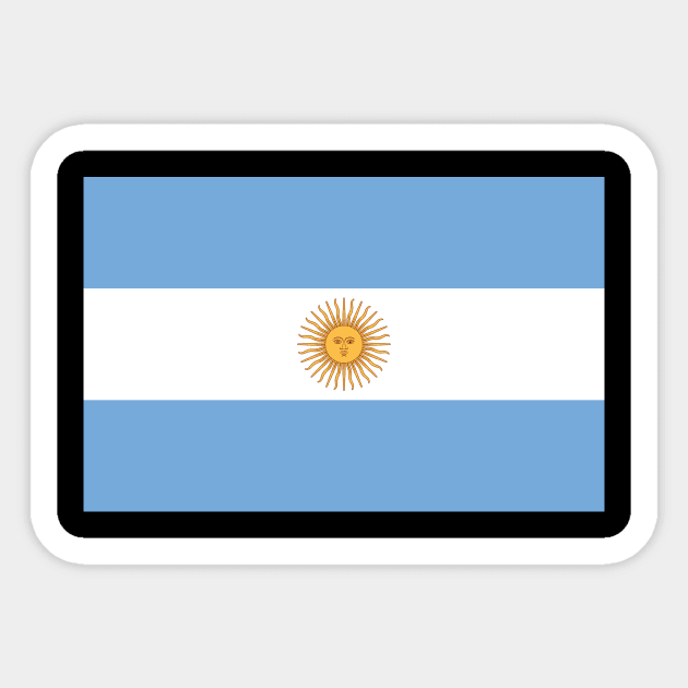 Argentina front Sticker by MarkoShirt